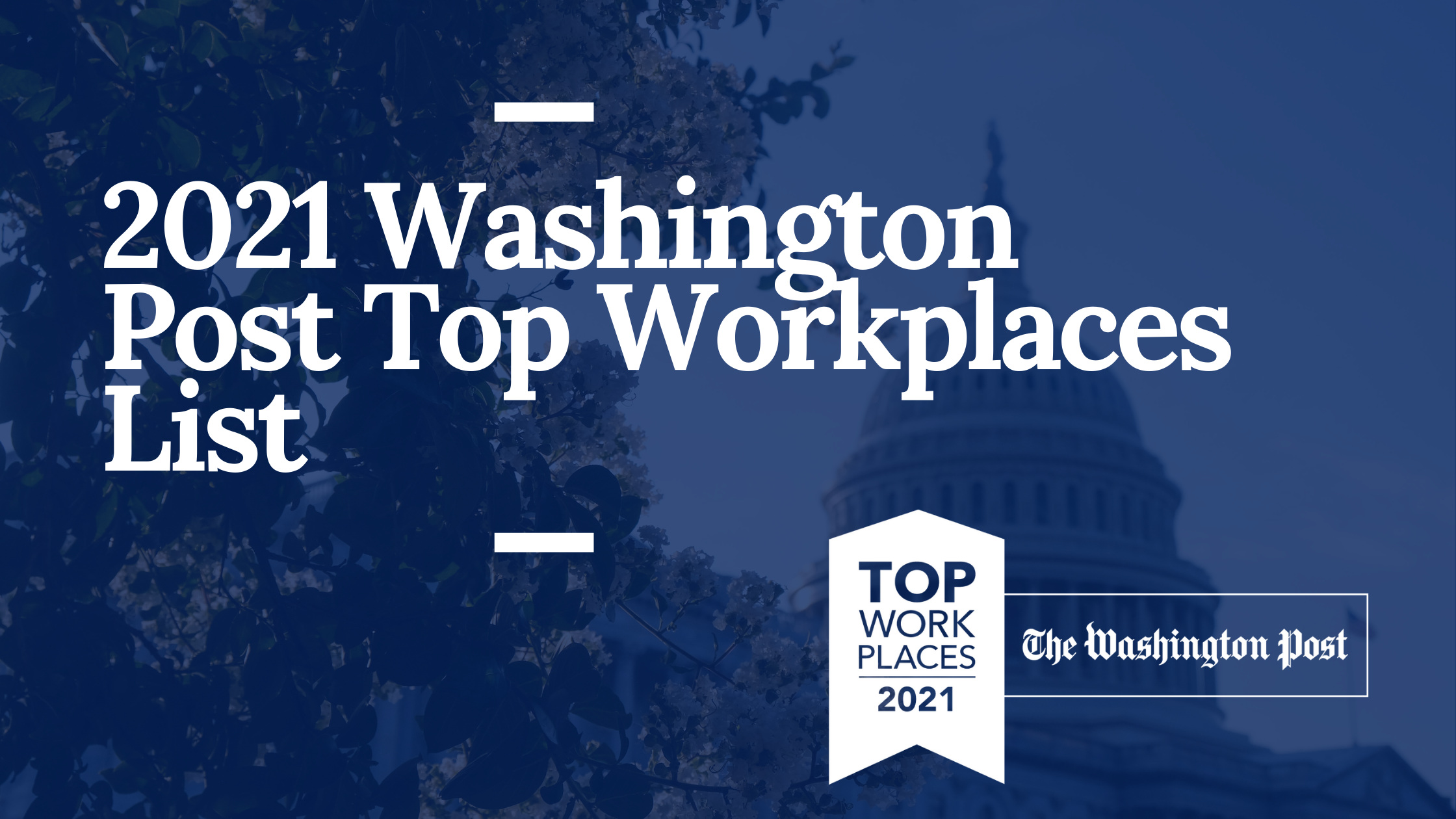 The Washington Post Names Sparks Group a 2021 Top Workplaces in the DC